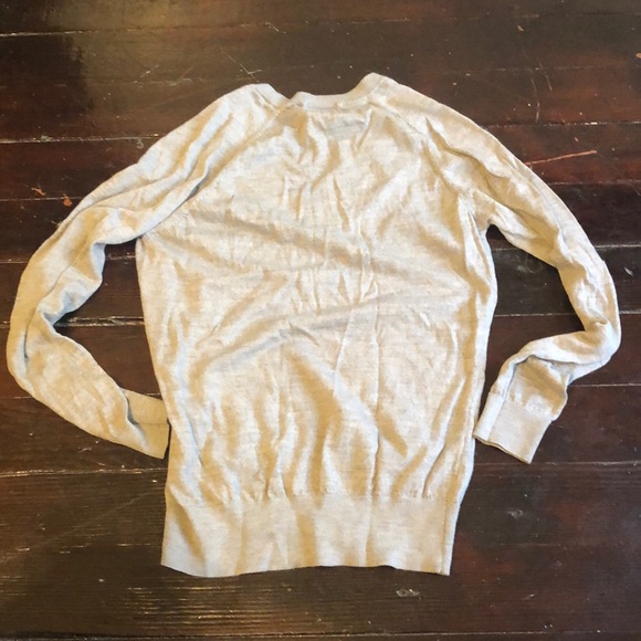 Joe Fresh Women’s Grey V-Neck Sweater Sz S/P - Picture 3 of 3